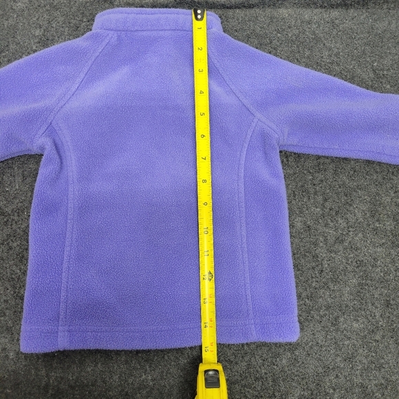 🌴5 for $25🌴Girls Columbia Lavender/Periwinkle Jacket Size 18-24 Months Toddler - Picture 15 of 16